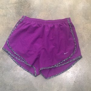 Nike shorts dri-fit size adult medium, purple